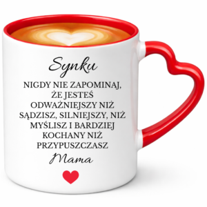Kubek na prezent dla syna, dziecka ”SYNKU”