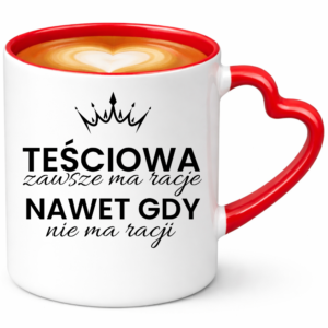 Kubek dla teściowej, idealny na prezent