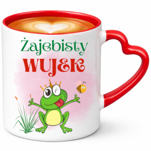 Kubek dla Wujka, prezent dla chrzestnego ”ŻAJEBISTY WUJEK”