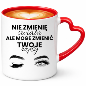 Kubek dla stylistki rzęs na prezent