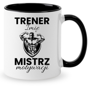 Kubek dla trenera na prezent z imieniem – mistrz motywacji