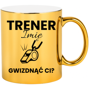 Kubek dla trenera na prezent z imieniem – gwizdnąć ci ?