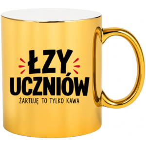 Kubek złoty na prezent z okazji dnia nauczyciela – dla nauczycielki wychowawcy pedagoga