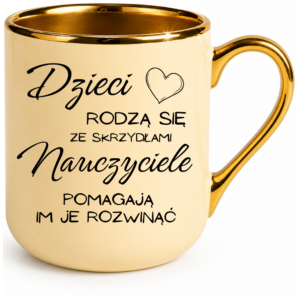 Kubek kremowy na prezent z okazji dnia nauczyciela – dla nauczycielki wychowawcy pedagoga