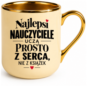 Kubek kremowy na prezent z okazji dnia nauczyciela – dla nauczycielki wychowawcy pedagoga