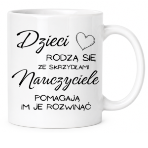 Kubek na prezent z okazji dnia nauczyciela – dla nauczycielki wychowawcy pedagoga