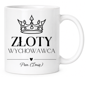 Kubek na prezent z okazji dnia nauczyciela – dla nauczycielki z imieniem personalizowany