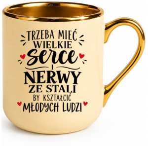 Kubek kremowy na prezent z okazji dnia nauczyciela – dla nauczycielki wychowawcy pedagoga