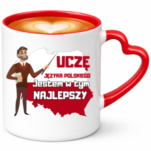 Kubek na prezent z okazji dnia nauczyciela – dla nauczyciela języka polskiego